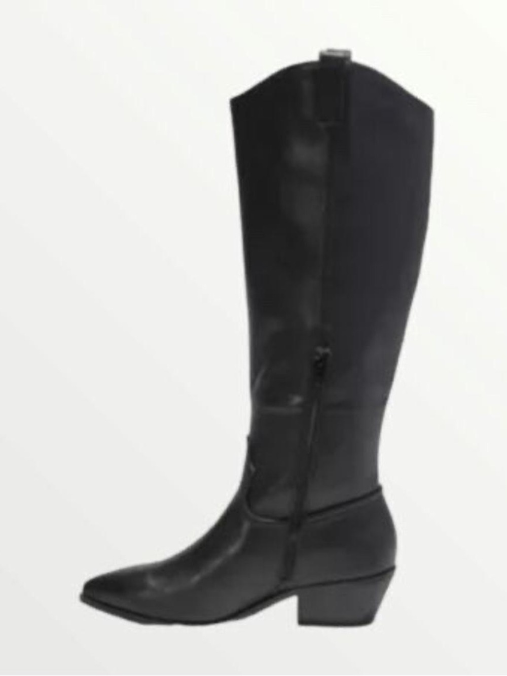 Universal Thread Sadie Western Classic Tall Leather Knee-High Boot - Black sz 8